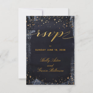 Boda nocturno Gold Starry Election RSVP