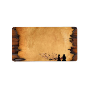 Boda Novias Vaqueras Etiquetas de direcciones en b