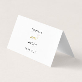 Boda Número de tabla Lugar Tarjeta plegada