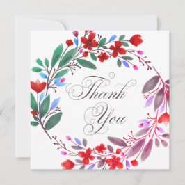 Boda o ducha Tarjetas de agradecimiento