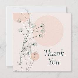 Boda o ducha Tarjetas de agradecimiento