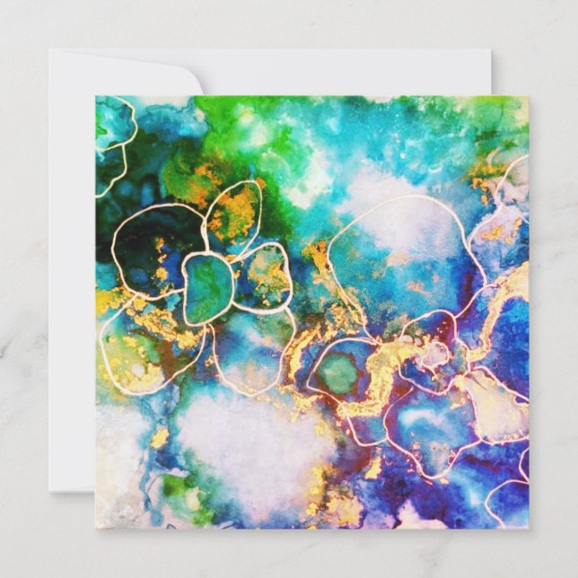 Boda o ducha Tarjetas de agradecimiento (Anverso)