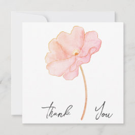 Boda o ducha Tarjetas de agradecimiento