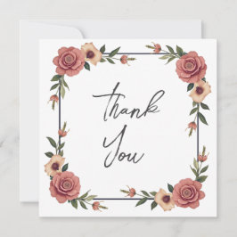 Boda o ducha Tarjetas de agradecimiento