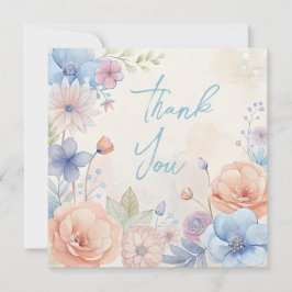 Boda o ducha Tarjetas de agradecimiento