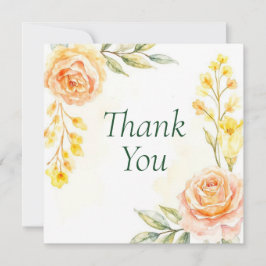 Boda o ducha Tarjetas de agradecimiento