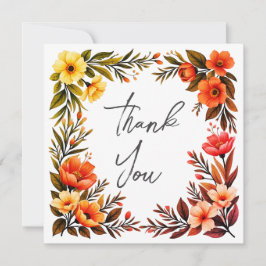 Boda o ducha Tarjetas de agradecimiento