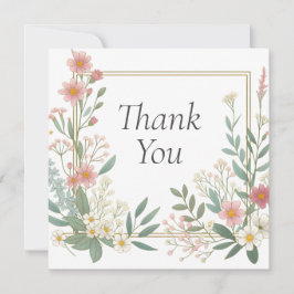 Boda o ducha Tarjetas de agradecimiento