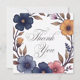 Boda o ducha Tarjetas de agradecimiento