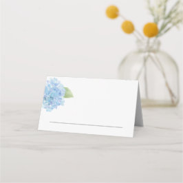 Boda o tarjeta de lugar de evento Hidráneas azules