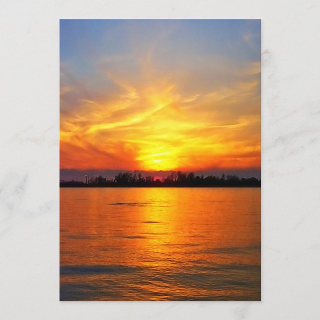 Boda Ocean Sunset (listo para embellecerse) (Anverso)