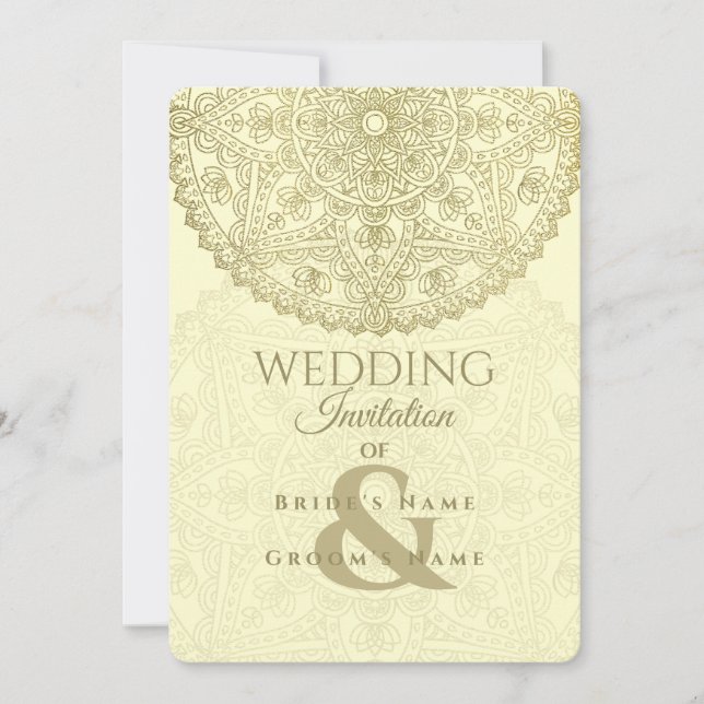 Boda Oriental - Invitación (Anverso)
