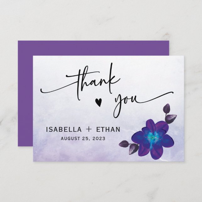 Boda Orquídea Azul (Anverso / Reverso)