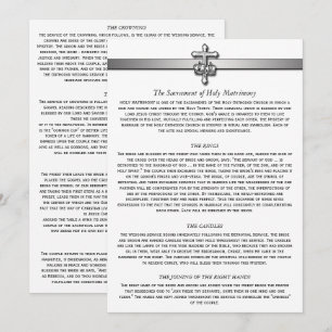 Boda ortodoxo Descripción 5 x 7 tarjetas