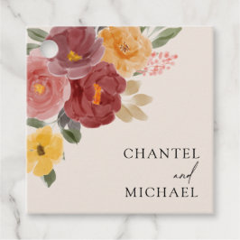 Boda otoño otoño | Etiquetas de Favor de Regalo Cu