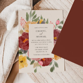 Boda otoño otoño | Invitación