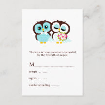 Boda Owls RSVP