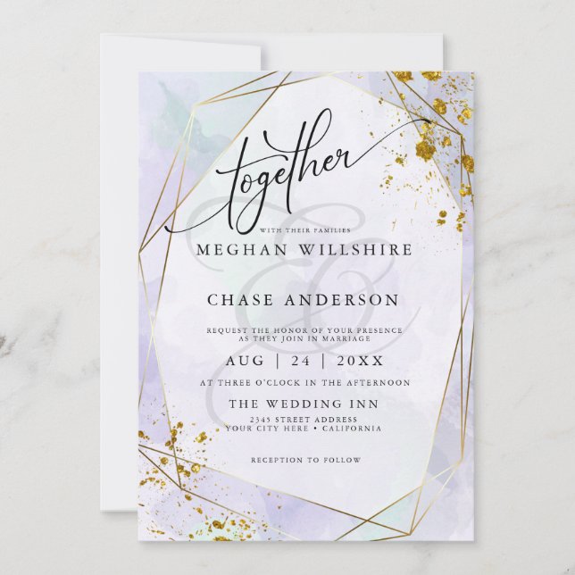 BODA | Pale Lilac Seafoam Green Gold Jaspé (Anverso)