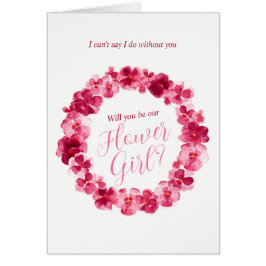 Boda pansy rojo rosado, ¿serás mi chica de flores?