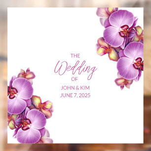 Boda Pareja Monograma Decal y Pegatina