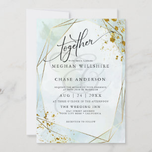 BODA Pastel Dusty Blue Sage Gold Jaspé