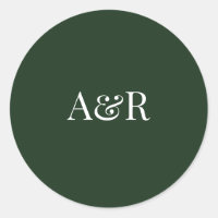 Boda Pegatina verde de Hunters,