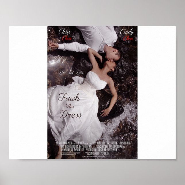 Boda perfecto: bodas posters e invitaciones (Frente)