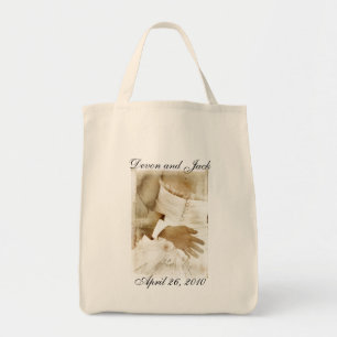 Boda personalizada/la bolsa de asas nupcial