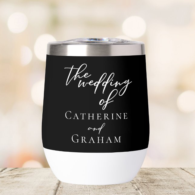 Boda Personalizada Negro Blanco Chic (Subido por el creador)