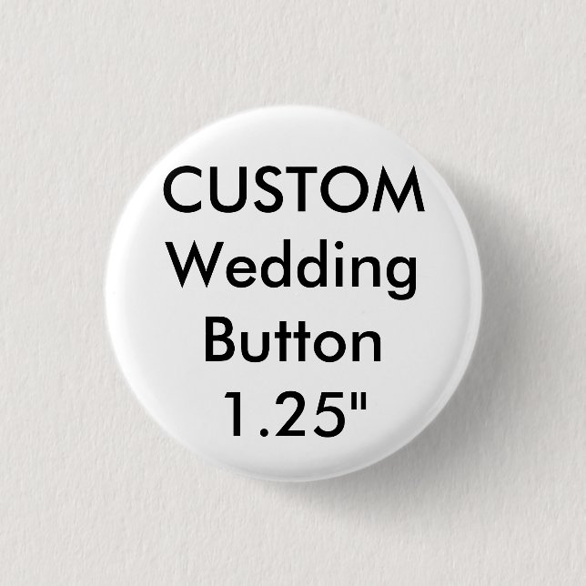 Boda personalizada Pin de botón redondo pequeño de (Anverso)