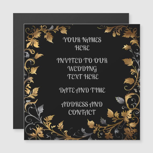 Boda personalizado (Anverso/Reverso)