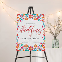Boda Personalizado mexicano Bienvenidos al Boda de