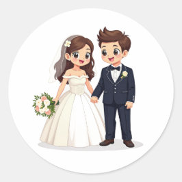 Boda personalizado Pegatinas de parejas