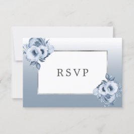 Boda polvorientos azules florines moda plata RSVP