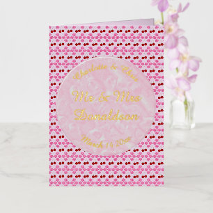 Boda Primavera Rosa Flor de cerezo y cerezas