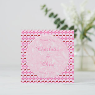 Boda Primavera Rosa Flor de cerezo y cerezas