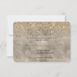Boda Purpurina Glam Gold RSVP