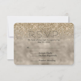 Boda Purpurina Glam Gold RSVP