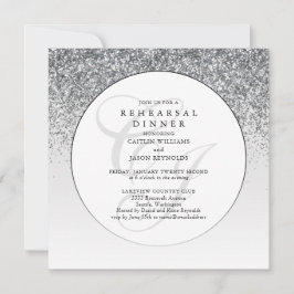 Boda Purpurina Plata moda Ensayo Cena