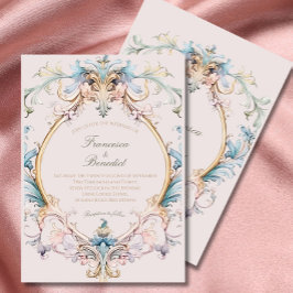 Boda Regency Elegant Victorian Invitación