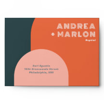 Boda retro de Arch Groovy moderno