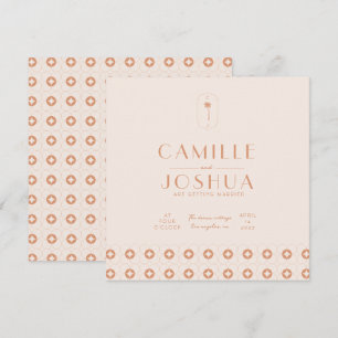 Boda retro de Palm spring
