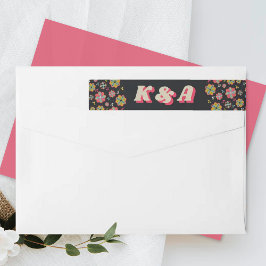 Boda Retro Groovy de Flower Power 70