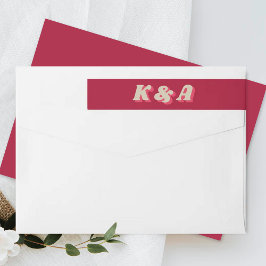 boda Retro Groovy Viva Magenta de los años 70