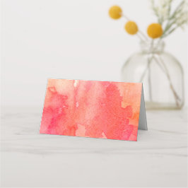 Boda rojo. Tarjeta de asiento de caída. Otoño acuá