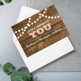 Boda rosa de las luces de Barnwood Nota