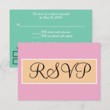 Boda Rosa Playa Arenosa Verde Espuma de Mar RSVP
