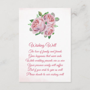 Boda Rosa Rosa Bouquet Deseando Tarjetas de Buena 
