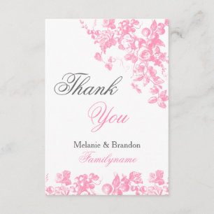 Boda rosa y gris gracias a las tarjetas Boda conju