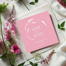 Boda Rosada Guardar Las Plantillas De Fecha